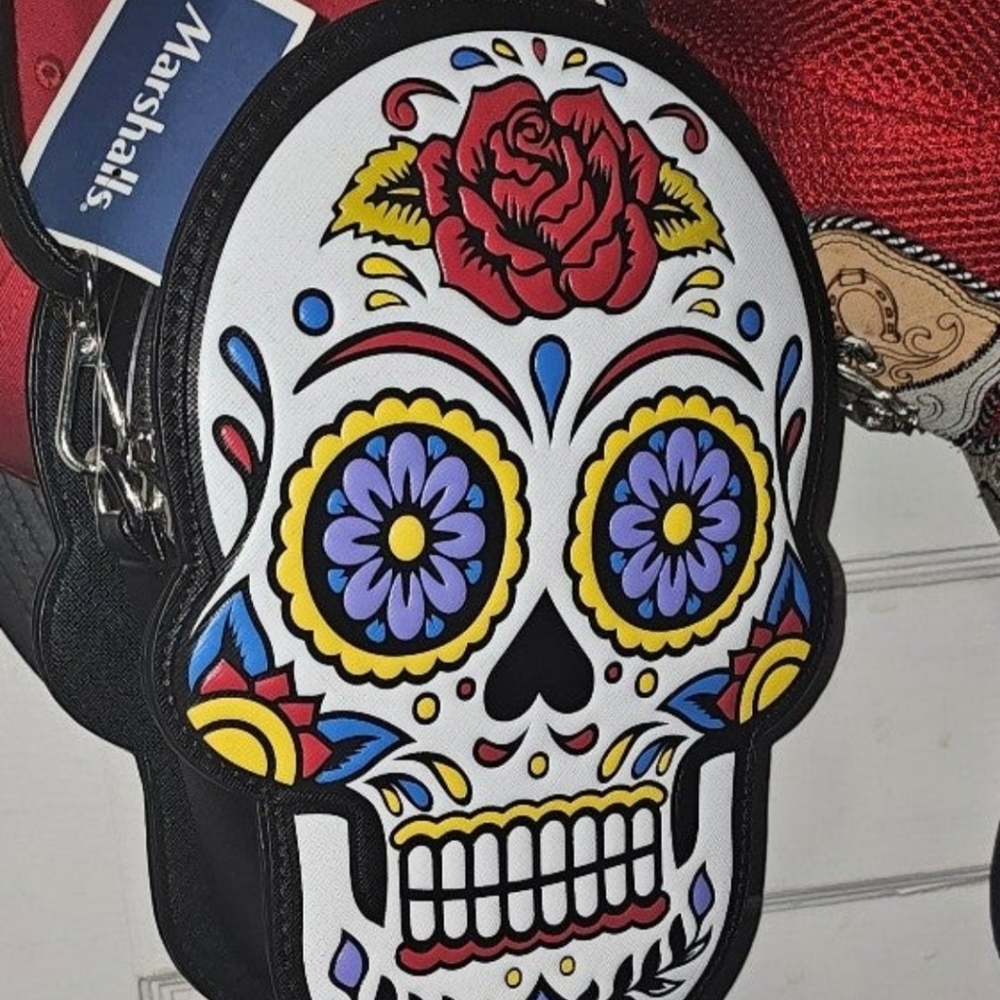 Day of the Dead skull purse
